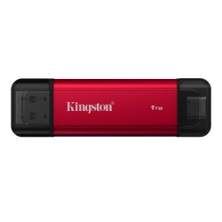 1 ТБ Внешний SSD диск Kingston Dual Portable SSD (SPSD/1TB) красный