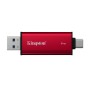 1 ТБ Внешний SSD диск Kingston Dual Portable SSD (SPSD/1TB) красный