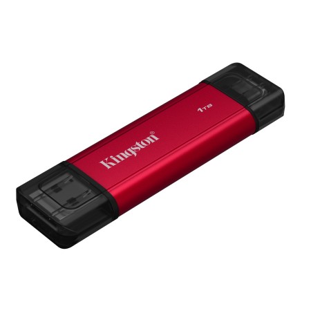 1 ТБ Внешний SSD диск Kingston Dual Portable SSD (SPSD/1TB) красный