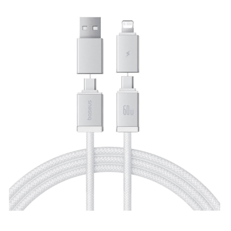 Интерфейсный кабель Baseus Versatile (P10383000211-00) белый