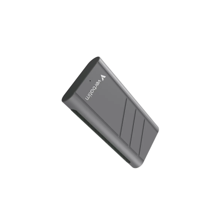2 TB Внешний SSD диск Verbatim TurboMetal (32022) серый