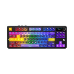 Клавиатура беспроводная + проводная Ajazz MK87 Pro (MK87PRO/LITCHI/YP) фиолетовый