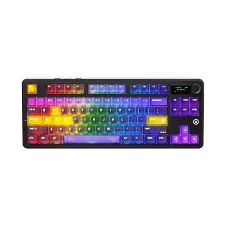 Клавиатура беспроводная + проводная Ajazz MK87 Pro (MK87PRO/LITCHI/YP) фиолетовый