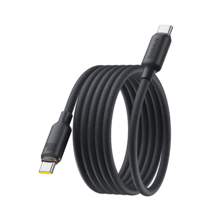 Интерфейсный кабель Baseus Foamed Silicone Pro Magnetic (E0426D00) черный