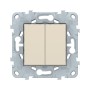 Переключатель SE Unica New (NU521344) бежевый