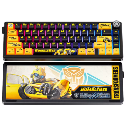 Клавиатура беспроводная + проводная Transformers TF-GK02 черно-желтый