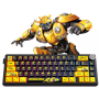 Клавиатура беспроводная + проводная Transformers TF-GK02 черно-желтый