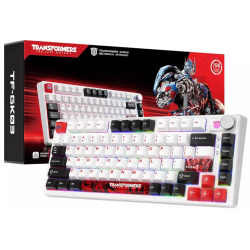Клавиатура беспроводная + проводная Transformers TF-GK03 белый