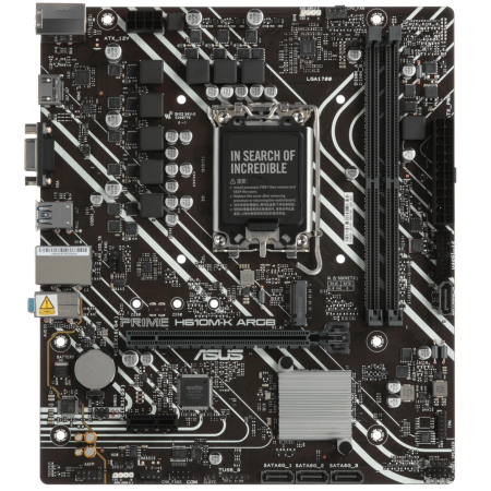 Материнская плата ASUS PRIME H610M-K ARGB черный