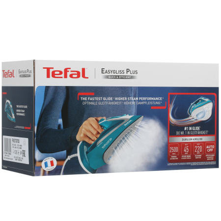 Утюг Tefal Easygliss Plus FV5737E0 бирюзовый
