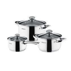 Набор посуды Ardesto Gemini Gourmet Varese (AR1906PS) серебристый