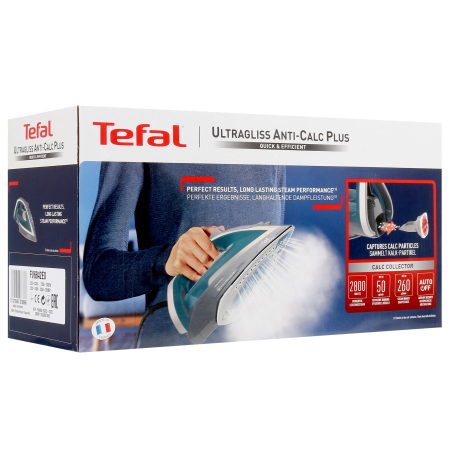 Утюг Tefal Ultragliss Plus FV6842E0 синий