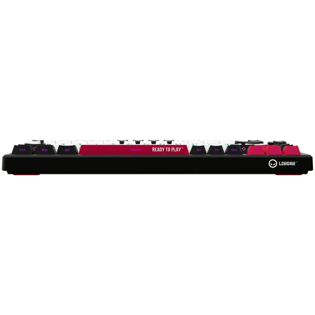 Клавиатура беспроводная + проводная LORGAR KBP7075W (LRG-KBP7075W-BK-RU) черный/красный