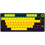 Клавиатура беспроводная + проводная LORGAR KBP7075W (LRG-KBP7075W-YL-RU) черный/желтый