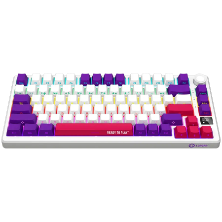 Клавиатура беспроводная + проводная LORGAR KBP7075W (LRG-KBP7075W-WH-RU) белый