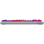 Клавиатура беспроводная + проводная LORGAR KBP7075W (LRG-KBP7075W-WH-RU) белый