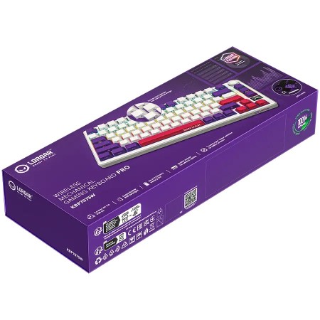 Клавиатура беспроводная + проводная LORGAR KBP7075W (LRG-KBP7075W-WH-RU) белый