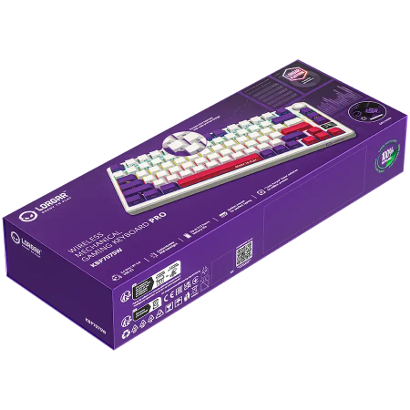 Клавиатура беспроводная + проводная LORGAR KBP7075W (LRG-KBP7075W-WH-RU) белый