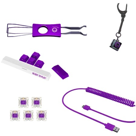 Клавиатура беспроводная + проводная LORGAR KBP7075W (LRG-KBP7075W-WH-RU) белый