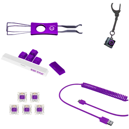 Клавиатура беспроводная + проводная LORGAR KBP7075W (LRG-KBP7075W-WH-RU) белый