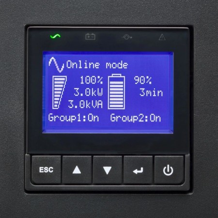ИБП Eaton 9PX 3000i RT3U (9PX3000IRT3U) черный (С АККУМУЛЯТОРОМ)