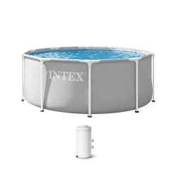 Бассейн каркасный Intex Prism Frame 26706ND (305x99 см) серый