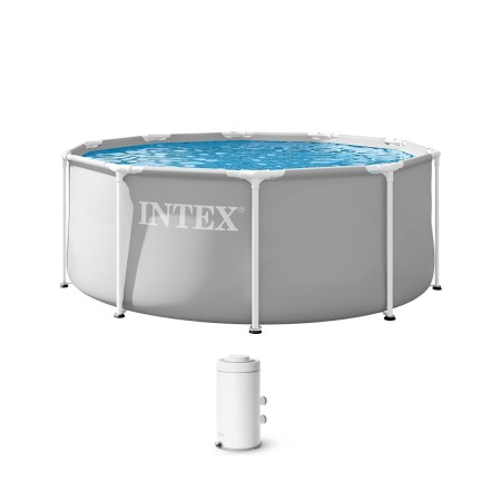 Бассейн каркасный Intex Prism Frame 26706ND (305x99 см) серый