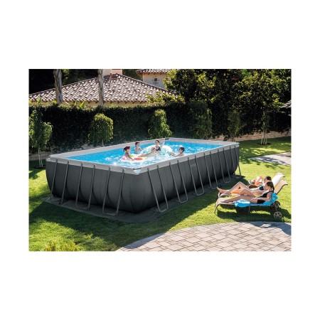 Бассейн каркасный Intex Ultra XTR Frame 26368NP (732x366x132 см) серый