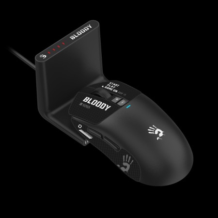 Мышь беспроводная + проводная A4Tech Bloody R72 Ultra Duo (R72 Ultra Duo Black) черный