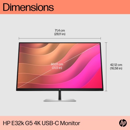 31.5" Монитор HP E32k G5 (6N4D6AA) черный