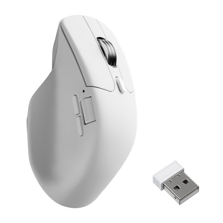 Мышь беспроводная + проводная Keychron M6 8K (M6S-A24) белый