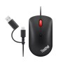 Мышь проводная Lenovo ThinkPad USB-C Wired Compact Mouse (4Y51D20850) черный