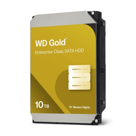 10 ТБ Жесткий диск Western Digital Gold (WD103KRYZ) золотистый