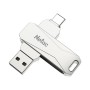 64 ГБ USB Флеш-накопитель Netac U782C (NT03U782C-064G-32PN) серебристый