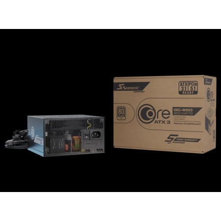Блок питания Seasonic CORE GC-850 (SRP-CGC851-A5A32SF) черный