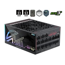 Блок питания MSI MPG Ai1300TS PCIE5 (MPG Ai1300TS PCIE5) черный