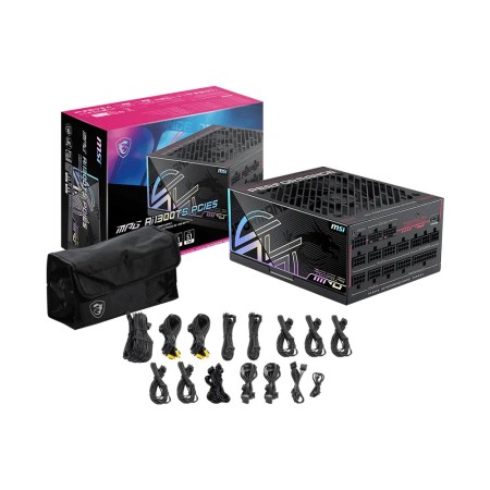 Блок питания MSI MPG Ai1300TS PCIE5 (MPG Ai1300TS PCIE5) черный