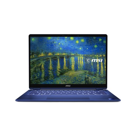 14" Ноутбук MSI Prestige 14 Flip AI+ Starry Night Over the Rhone (9S7-14T234-462) синий