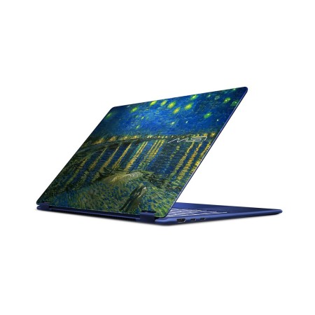 14" Ноутбук MSI Prestige 14 Flip AI+ Starry Night Over the Rhone (9S7-14T234-462) синий