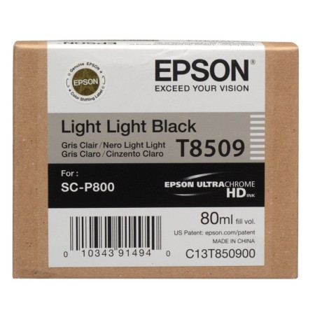 Картридж струйный Epson T8509 (C13T850900) светло-серый (с чипом)