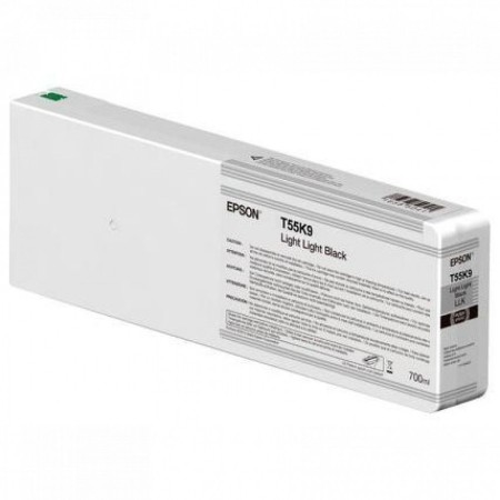 Картридж струйный Epson T55K9 (C13T55K900) светло-серый (экстраповышенная емкость) (с чипом)