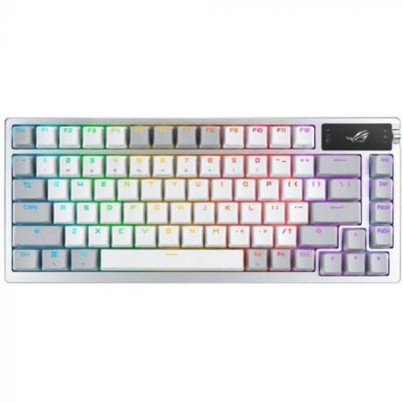 Клавиатура беспроводная + проводная ASUS ROG Azoth (90MP031A-BKRA10) белый