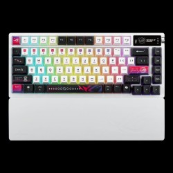 Клавиатура беспроводная + проводная ASUS ROG Azoth X (90MP044F-BKRA30) белый