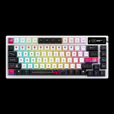 Клавиатура беспроводная + проводная ASUS ROG Azoth X (90MP044F-BKRA30) белый