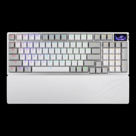 Клавиатура беспроводная + проводная ASUS ROG Azoth 96 HE (90MP040H-BKRA10) белый