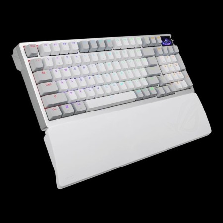 Клавиатура беспроводная + проводная ASUS ROG Azoth 96 HE (90MP040H-BKRA10) белый