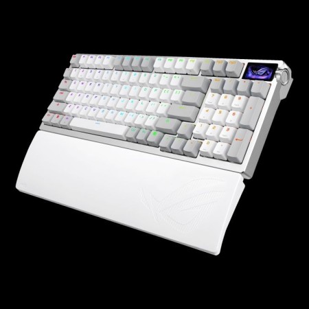 Клавиатура беспроводная + проводная ASUS ROG Azoth 96 HE (90MP040H-BKRA10) белый