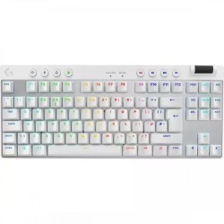 Клавиатура беспроводная + проводная Logitech G PRO X TKL LIGHTSPEED (920-012148) белый