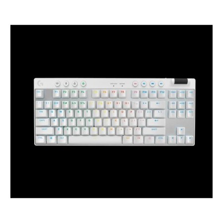 Клавиатура беспроводная + проводная Logitech G PRO X TKL LIGHTSPEED (920-012148) белый