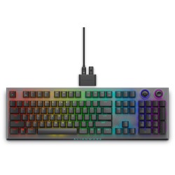 Клавиатура беспроводная + проводная Alienware Tri-Mode AW920K (545-BBFL) серый